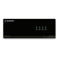 SS4P-QH-DVI-UCAC ist ein Sicherer KVM Switch mit DVI I Quad Head, UCAC Ports, EDID Learning und NIAP 3.0 Zertifizierung von Black Box