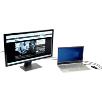 Anwendung des VA-USBC31-DP4KC USB-C zu DisplayPort Adapter von Black Box