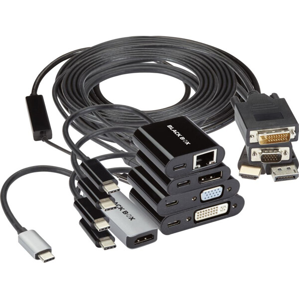 VA-USBC31 Serie Black Box USB-C Adapter und Adapterkabel