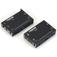Wizard SRX KVM Extender mit DVI, USB 2.0, Audio und bis zu 50 Meter Cat6/7 Verlängerung von Black Box ACU5501A-R4
