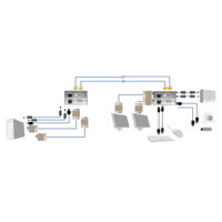 Wizard SRX KVM Extender mit USB, Audio und DVI von Black Box ACU5502A-R3 Anwendung