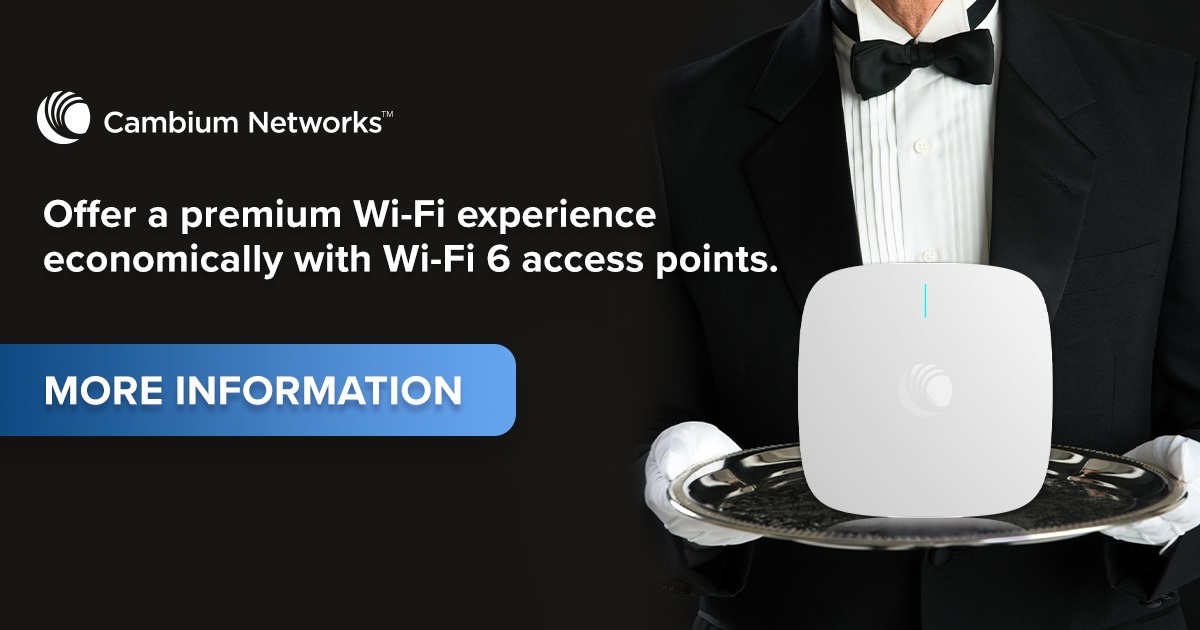 Cambium serviert Wi-Fi 6