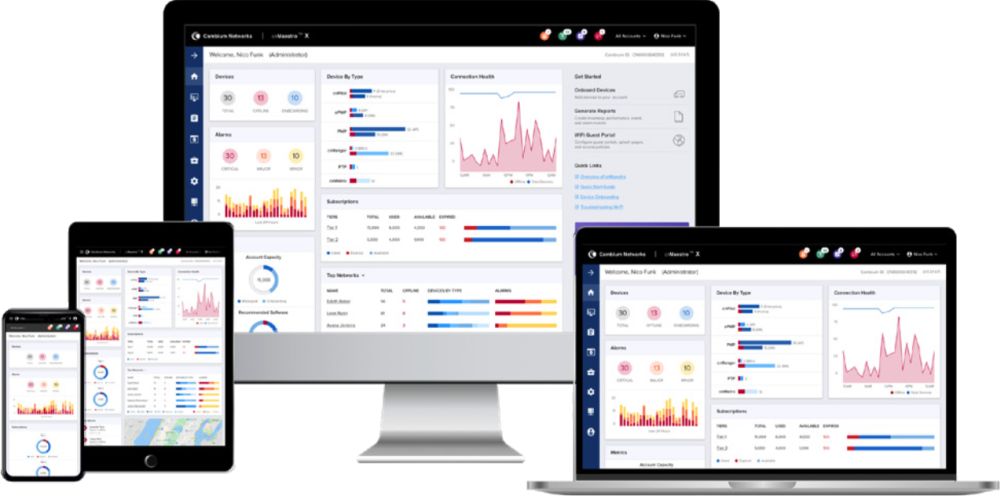 cnMaestro X fortgeschrittenen Netzwerk Management Software von Cambium Networks Web-Ansicht