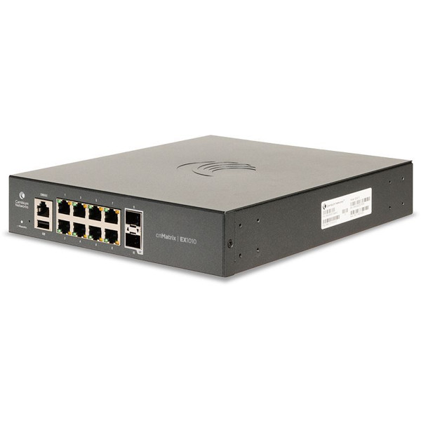 EX1010 Layer 2 cnMatrix Netzwerk Switch mit 8x Gigabit Ethernet und 2x SFP Ports von Cambium Networks