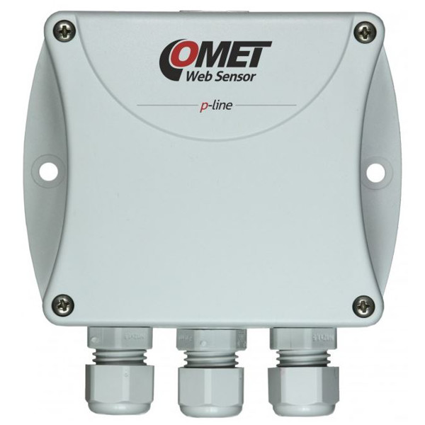 P2520 Websensor von Comet System mit 2 Kanälen zur Überwachung von 0-20mA Sensoren.