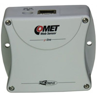 P8611 PoE Web Sensor für die Temperatur- und Luftfeuchtigkeitsüberwachung von Comet System Ethernet Port