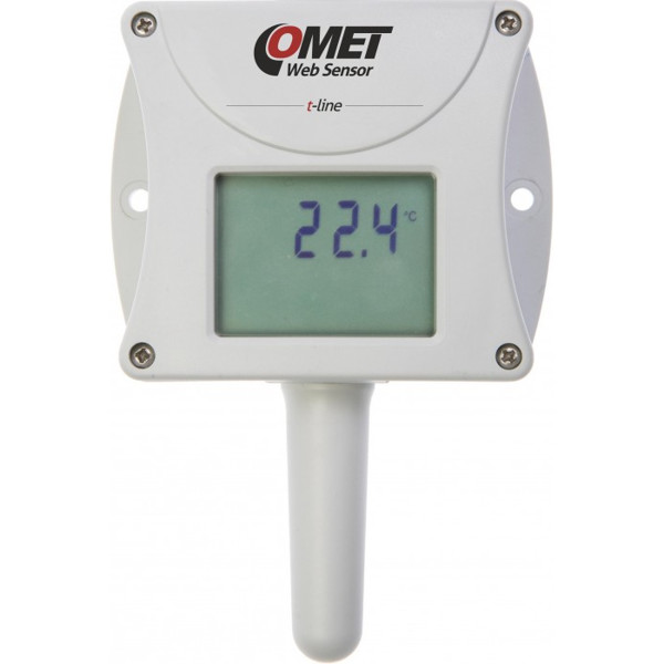 T0510 Temperatur Web Sensor, Remote IP Thermometer mit Display und Netzwerk Schnittstelle