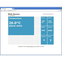 T0510 Temperatur Web Sensor, Remote IP Thermometer mit Display und Netzwerk Schnittstelle