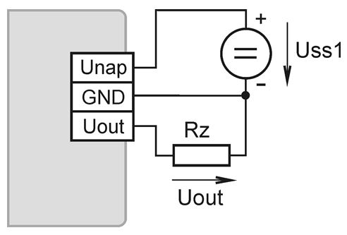 Verdrahtung des T5240 CO2 Sensor mit 0-10V Ausgangsspannung von Comet.