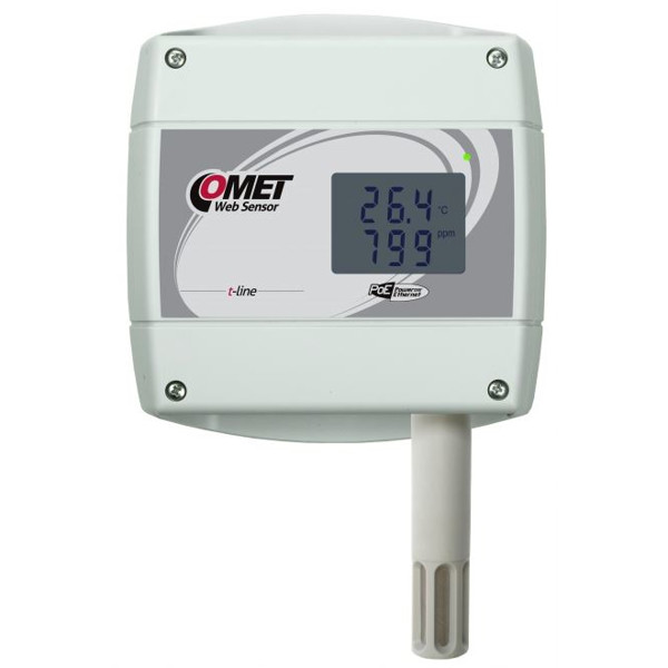 T6640 CO2 Sensor mit Power over Ethernet von Comet System