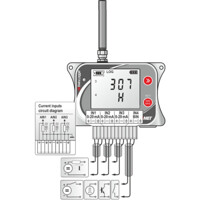 Illustration des U6841G 4G IoT Datenlogger von Comet System