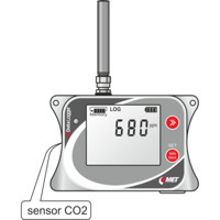 U8410G 4G LTE IoT CO2 Datenlogger von Comet System Darstellung