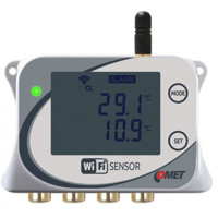 W0741 WLAN Temperatursensor mit 4x Anschlüssen für externe Pt1000 Sensoren von Comet System