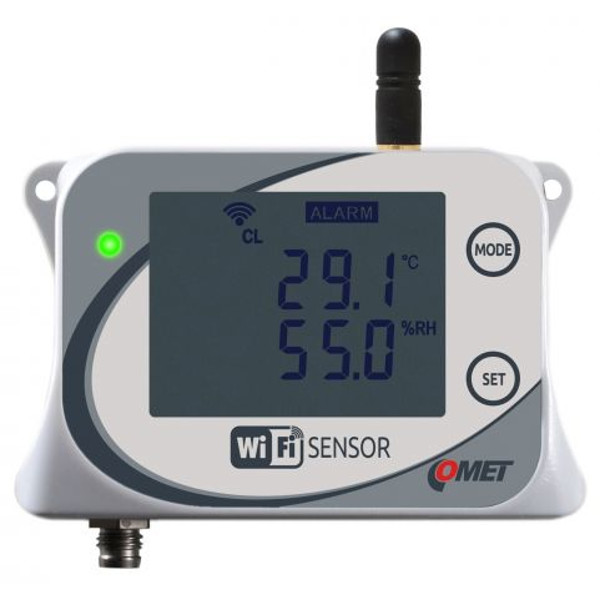 W3711 Wi-Fi Temperatur und Luftfeuchtigkeitssensor mit einem DIGI/E Anschluss von Comet System