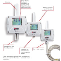 W7810 drahtloses Sigfox IoT Thermometer, Hygrometer und Barometer von Comet System Anschluss