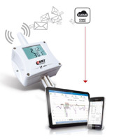 W7810 drahtloses Sigfox IoT Thermometer, Hygrometer und Barometer von Comet System COMET Cloud