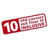 10 VPN Lizenzen mit fixer IP INKLUSIVE