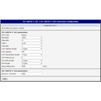 Konfiguration eines seriellen Ports mit dem IEC101/104 User Modul von B+B SmartWorx Conel.