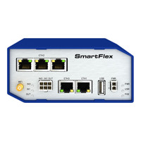 Vorderansicht des SmartFlex LAN-Routers mit WiFi-Option von B+B SmartWorx (Conel).
