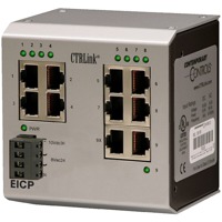 Der EICP9-100T von Contemporary Controls ist ein Unmanaged Switch.