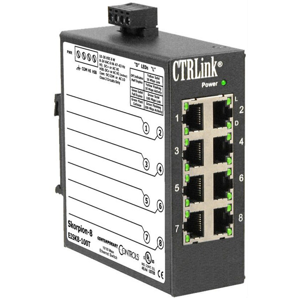 EISK8-100T Contemporary Controls Unmanaged Skorpion Switch