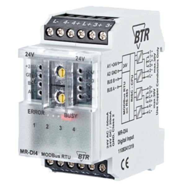 Der MR-DI4 von Contemporary Controls ist ein Cube I/O Modul.