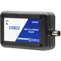 Der USB22-CBX von Contemporary Controls ist ein USB zu ARCnet Adapter.