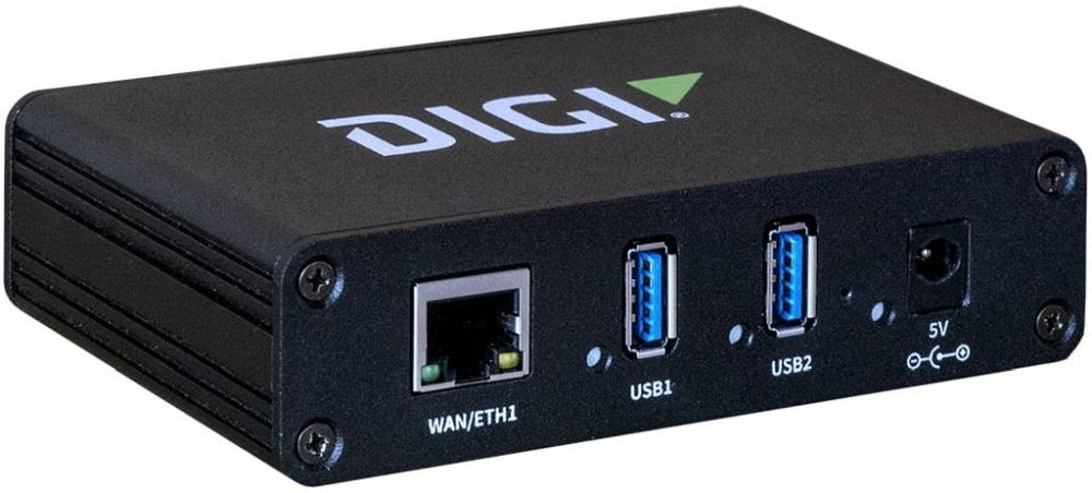 AnywhereUSB 2 Plus, AW02-G300, Digi USB 3.1 Gen 1 USB over IP 10M/100M/1G Ethernet
