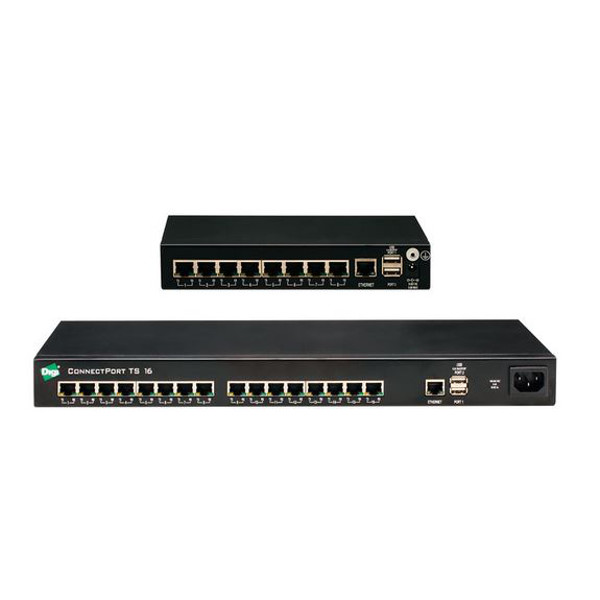 Die Terminalserver der ConnectPort TS 8/16 Serie von Digi.