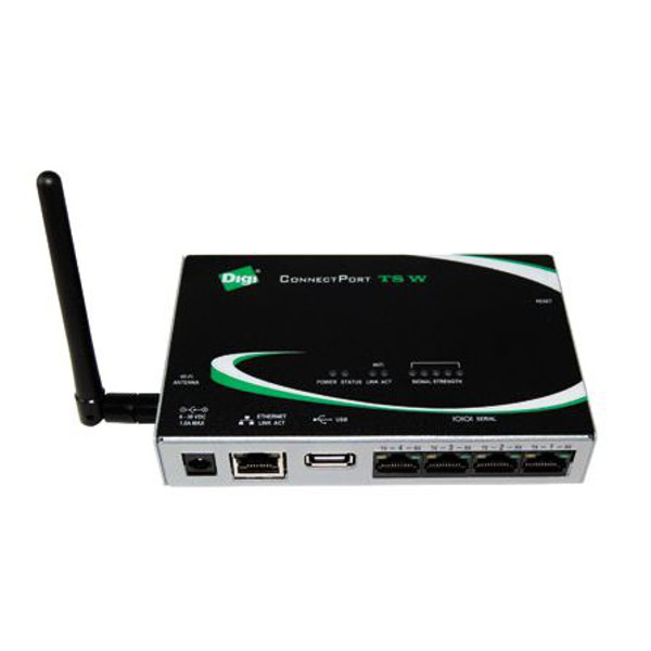 Der ConnectPort TS W Digi ist ein Wireless Geräteserver.