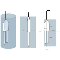 ELT-2-HP-Bodenfeuchte Outdoor LoRaWAN Bodenfeuchtesensor von Elsys Sensor Größe