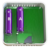 ERS Serie drahtlose Indoor LoRaWAN Sensoren mit NFC (Near Field Communication) von Elsys Batterien