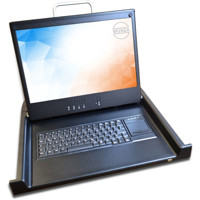 RM 17 Comfort Widescreen WUXGA TFT Rack Konsole von Fokus Technologies