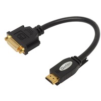 ADA-HDMIM-2-DVIFN von Gefen ist ein HDMI Stecker auf DVI-D Buchse Adapterkabel.