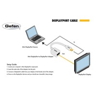 Anleitung zur Verwendung des ADA-MDP-2-DPFN Adapterkabels von Gefen.