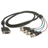 CAB-VGA-RGB-06 VGA Stecker auf 5 RGBHV BNC Stecker Kabel mit 2m Länge von Gefen.