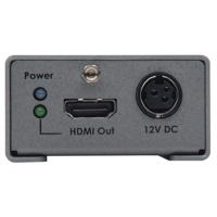 Rückseite mit HDMI Anschluss des EXT-3G-HD-C 3GSDI auf HDMI Konverters von Gefen.