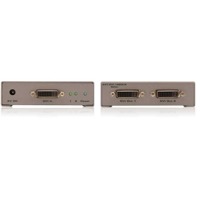 DVI Anschlüsse des EXT-DVI-142DLN 1:2 DVI Verteilverstärkers von Gefen.