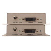 DVI Anschlüsse des EXT-DVI-1CAT5-ELR DVI Extenders über Kat. 5 von Gefen.