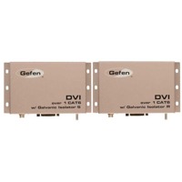 EXT-DVI-1CAT6-GI DVI Extender über Kat. 6a mit galvanischem Isolierator von Gefen.