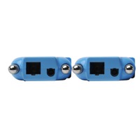 SC Glasfaser Stecker des EXT-DVI-FM1000 DVI Extenders von Gefen auf 1000m.