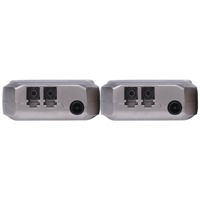 LC Stecker des EXT-DVI-FM500 DVI Extenders über Glasfaser von Gefen.