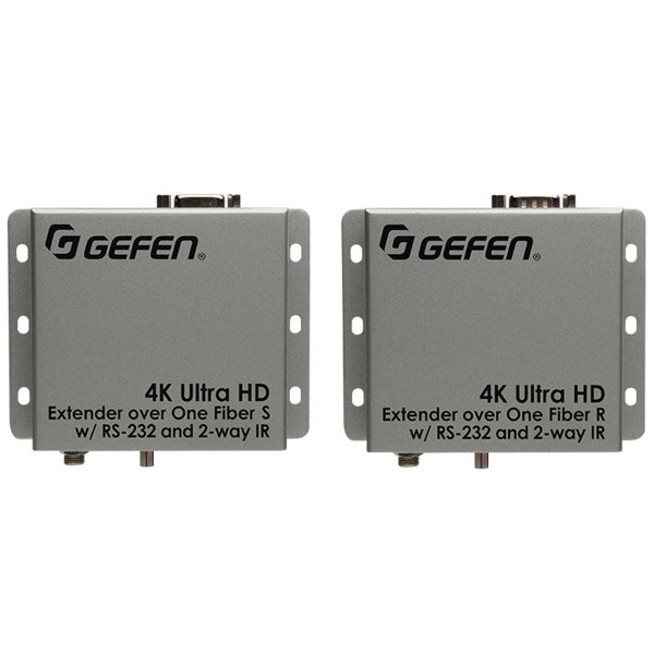 EXT-HDRS2IR-4K2K-1FO von Gefen ist ein 4K UHD HDMI über Glasfaser Extender auf 1000m.