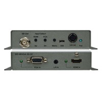 Anschlüsse des EXT-HDVGA-3G-SC HDMI & VGA auf 3GSDI Scalers und Konverters von Gefen.