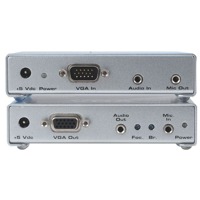 VGA und Audio Anschlüsse des EXT-VGA-AUDIO-141 VGA & Audio Extenders von Gefen