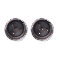 Stecker des GEF-3GSDI-FO-141 3G-SDI Extenders über Glasfaser von Gefen.