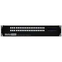 Vorderseite des GEF-DVI-16416-PB DVI Matrix-Switchers mit 16x16 Ports von Gefen.