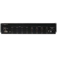 Rückseite mit Anschlüssen des GEF-HDFST-848-4ELR HDMI Matrix-Switches von Gefen.