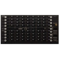 Rückseite mit Anschlüssen des GEF-HDFST-MOD-32432-HD HDMI Matrix-Switches von Gefen.