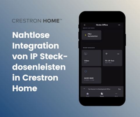IP-PDUs von Gude unterstützen Crestron Home